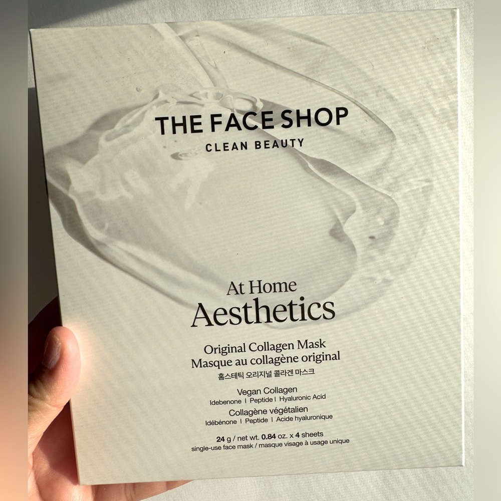 THE FACE SHOP Original Collagen Face Mask Korean Skincare Brand new x4 Masks